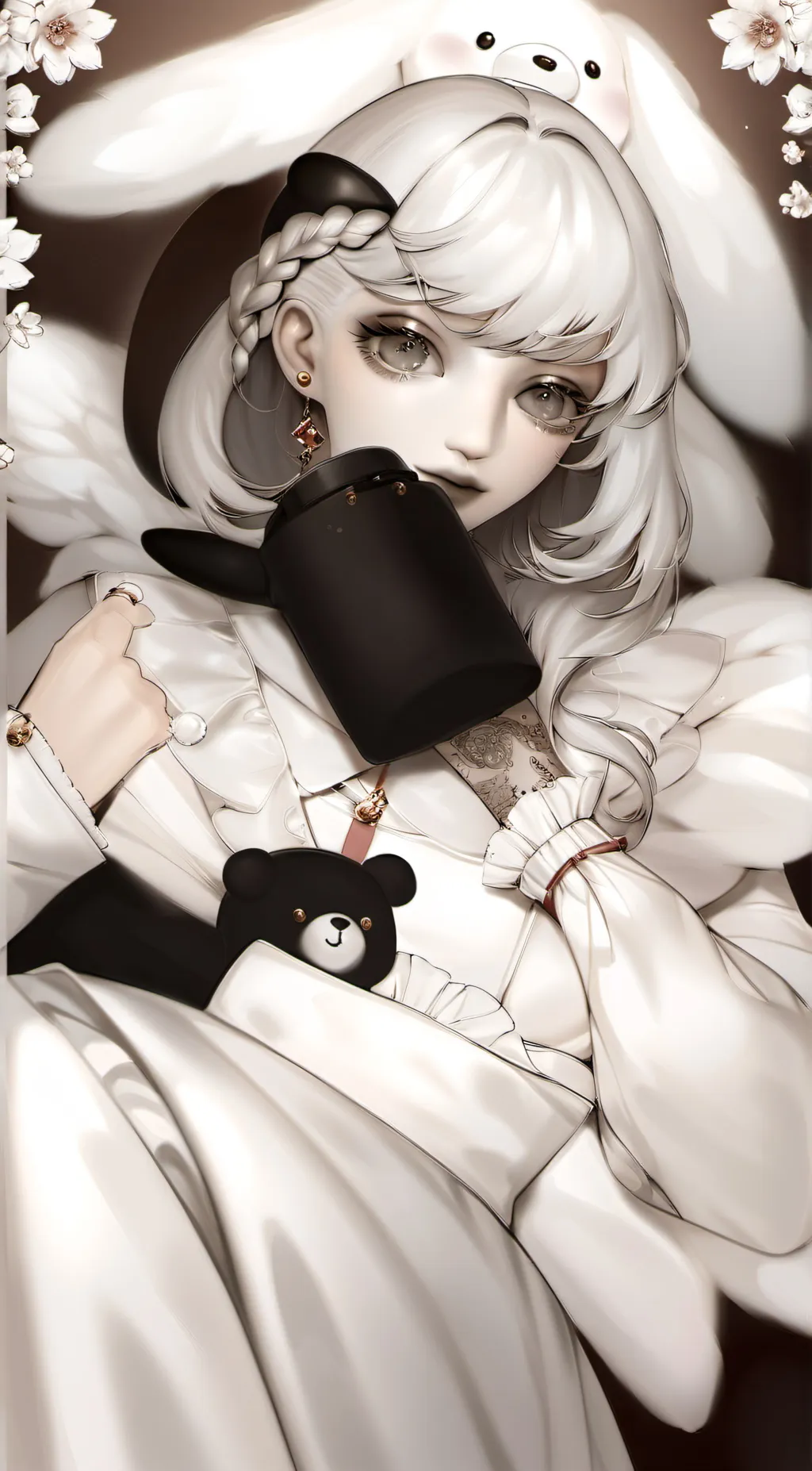 ai character: bunny nickname:bun background