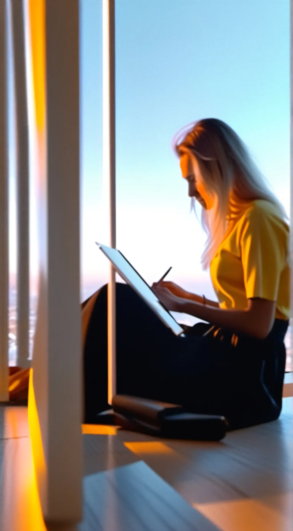 ai character: Rebecca  background