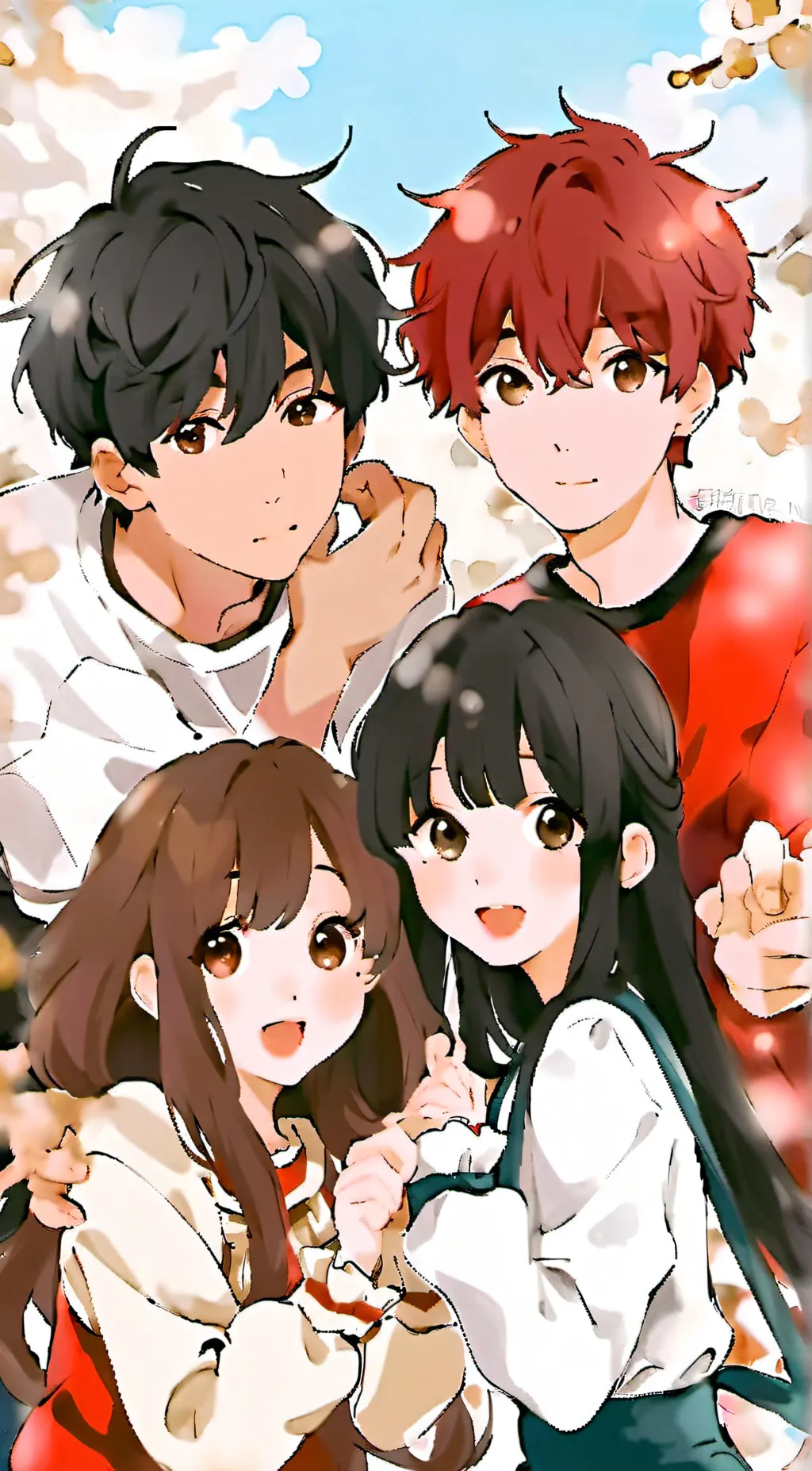 ai character: Your friends ig??? background