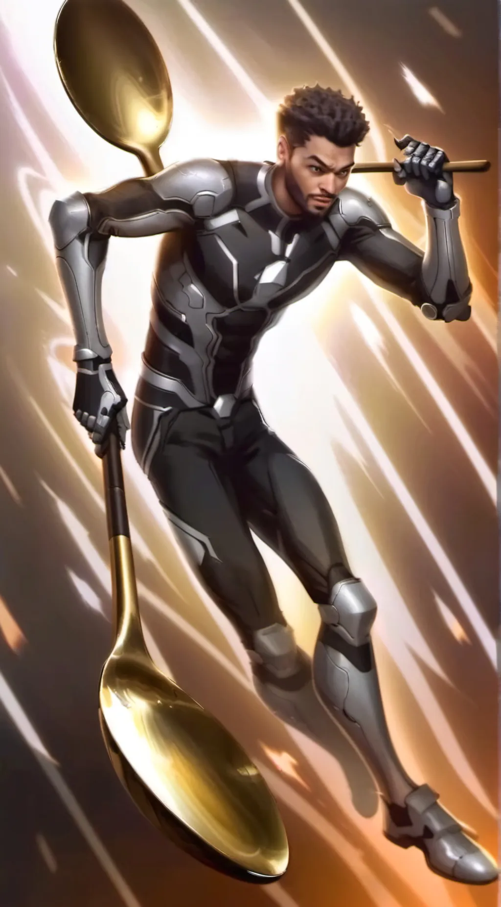 ai character: spoon warrior background