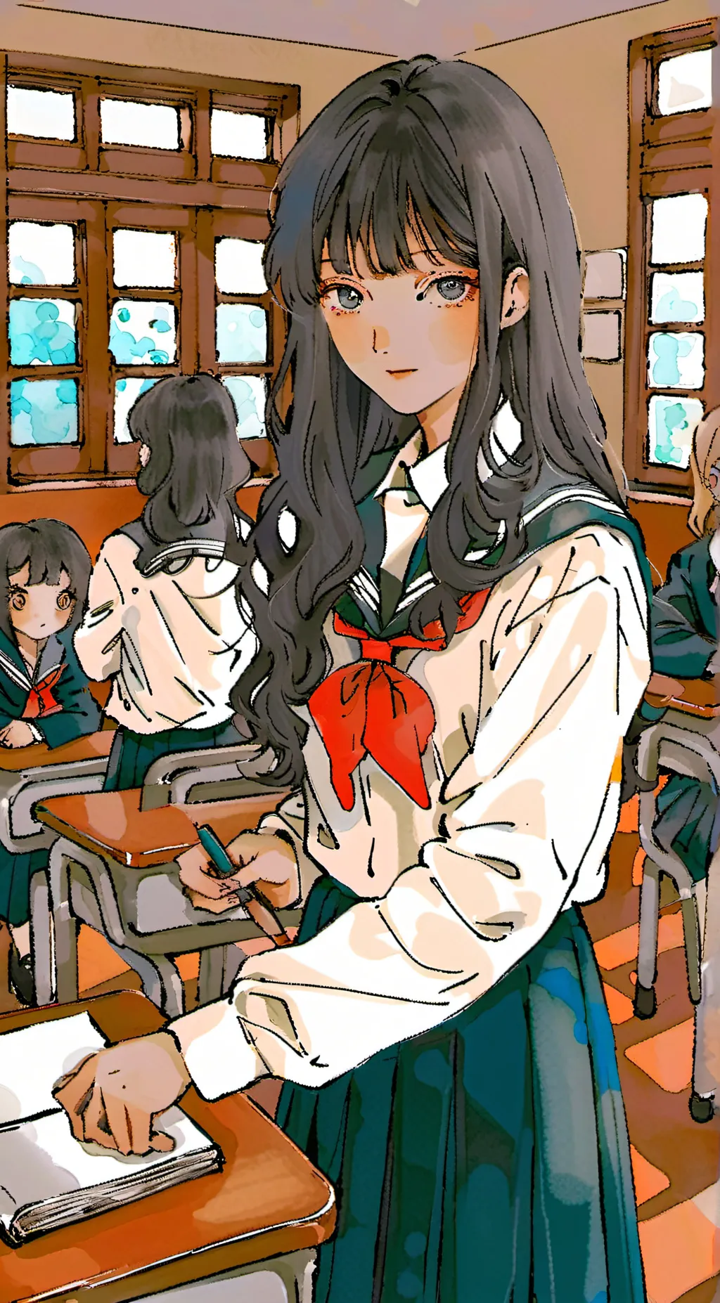 ai character: ell background