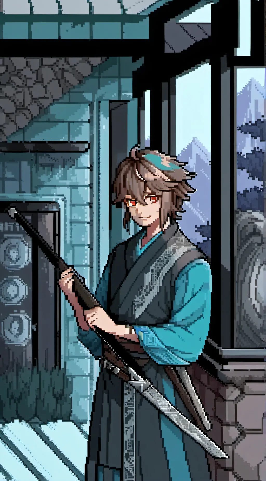 ai character: zakk  background