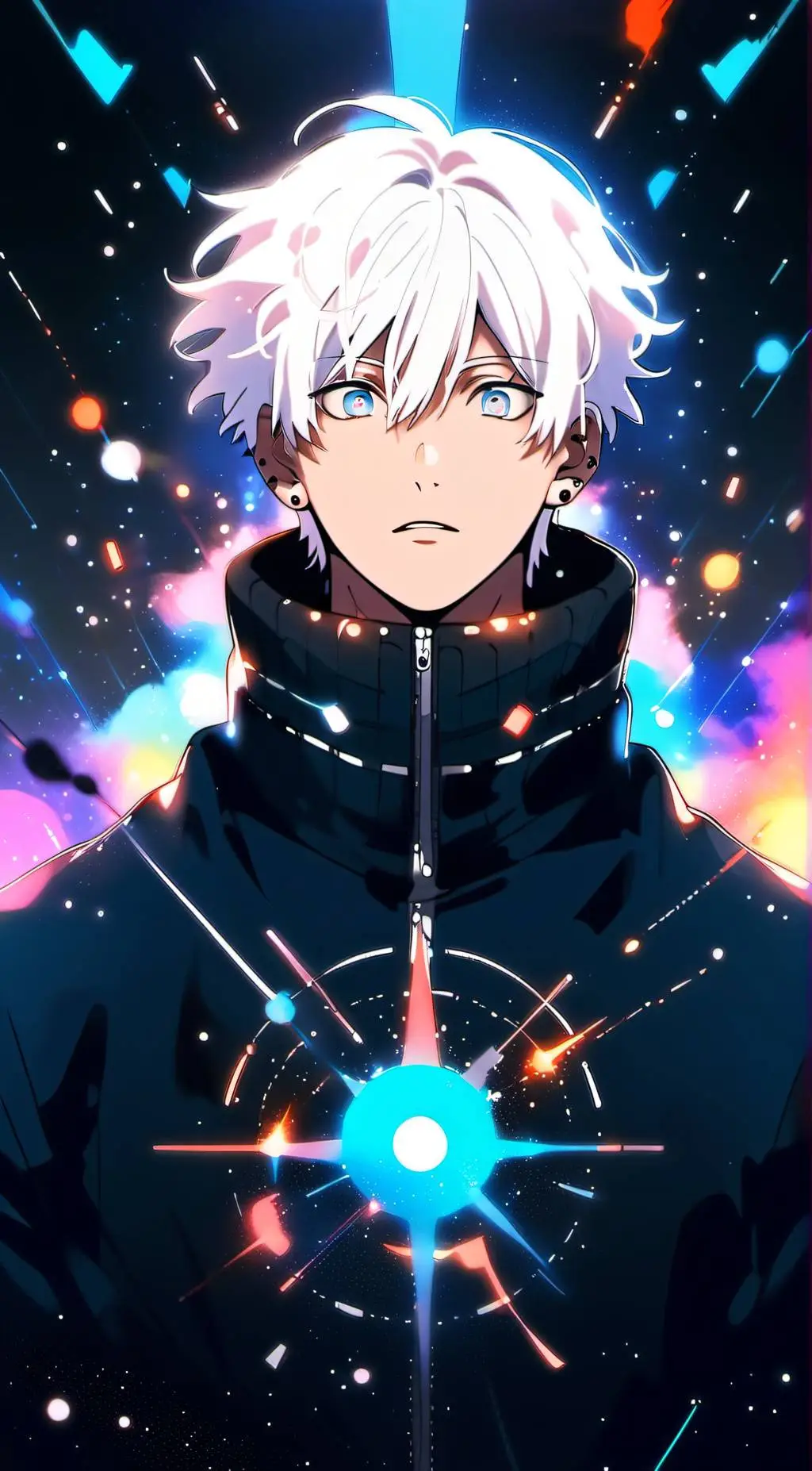 ai character: Satoru gojo background