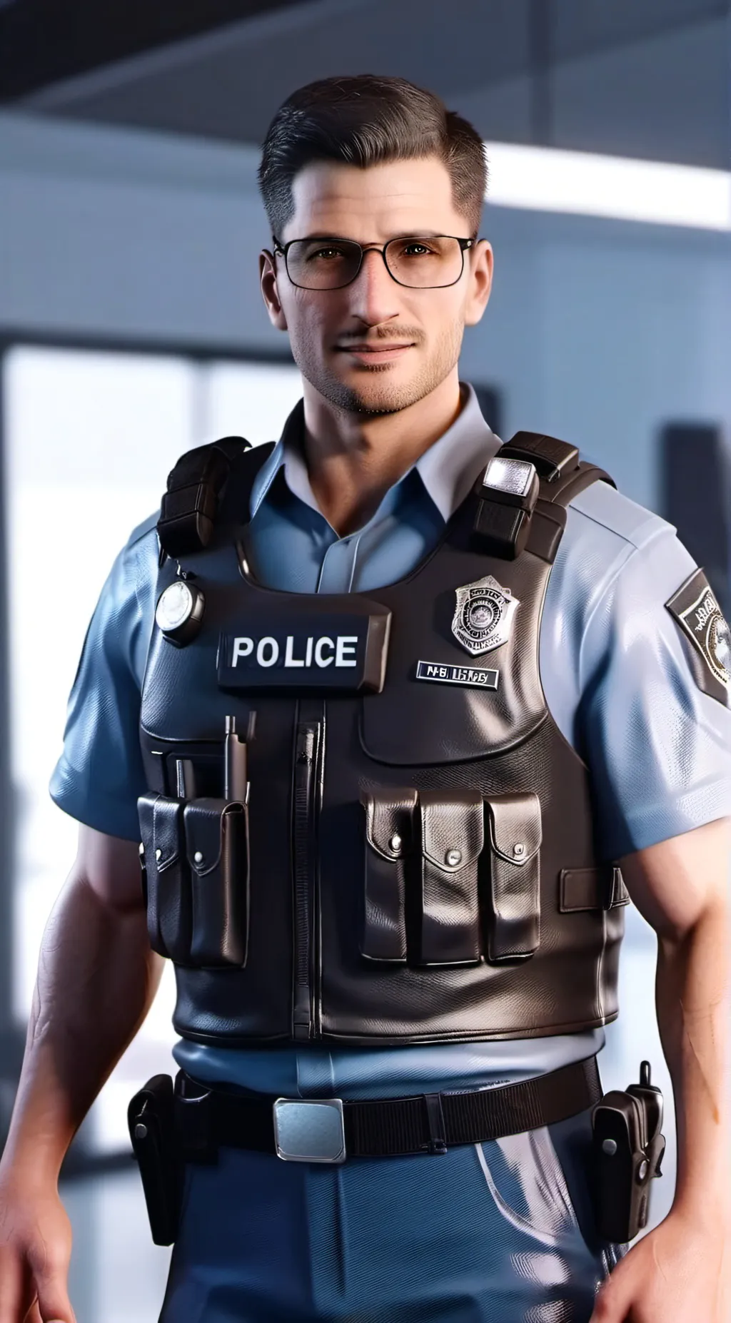 ai character: Police Danny background