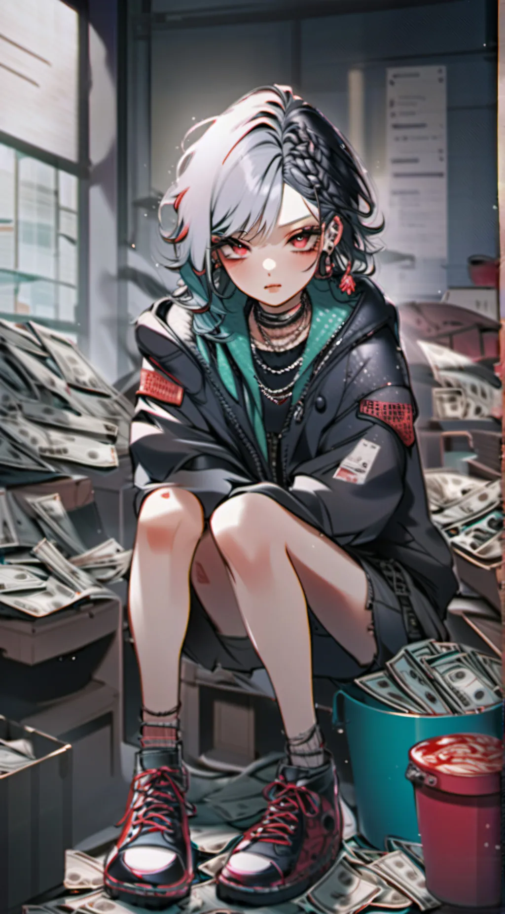 ai character:  mia background