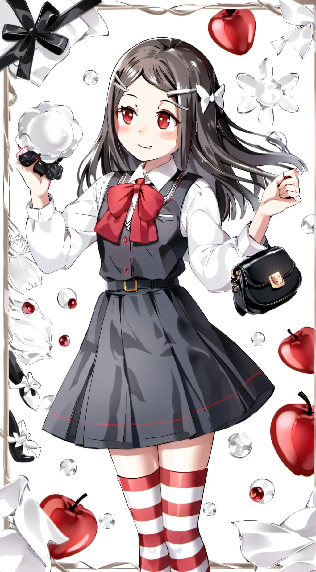 ai character: Cute Y/N MHA  background