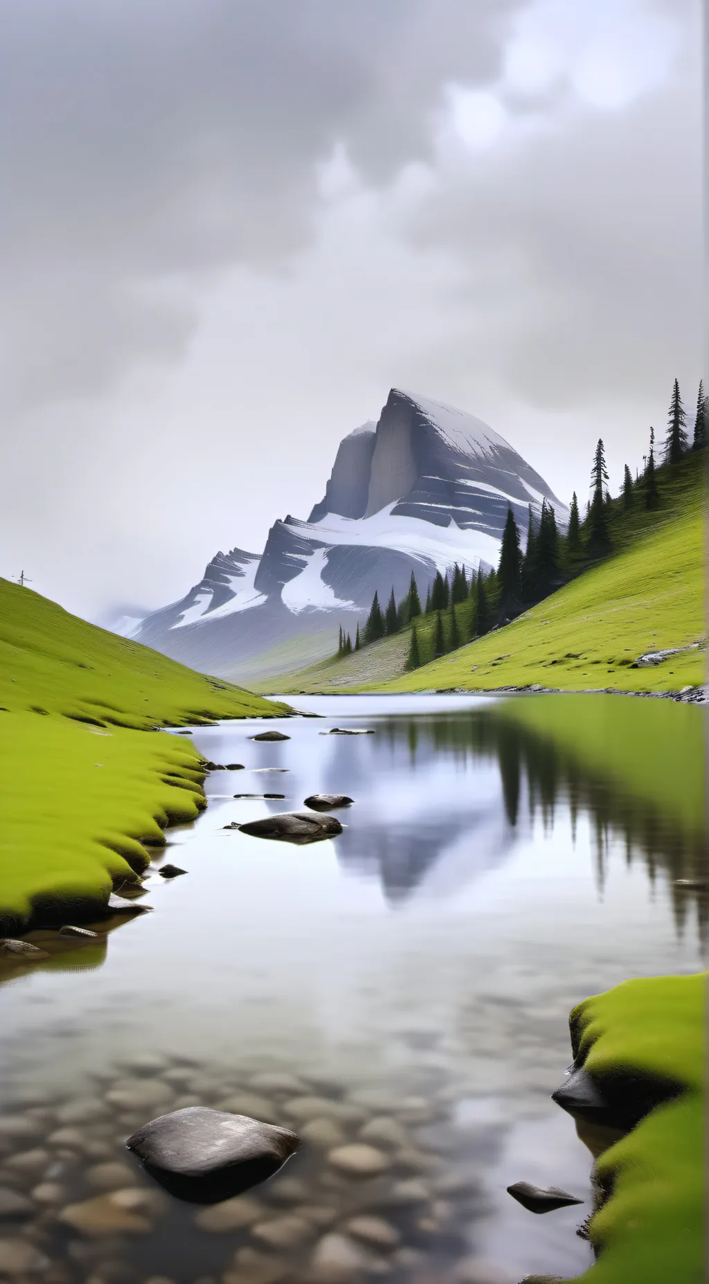 ai character: smiling critters background