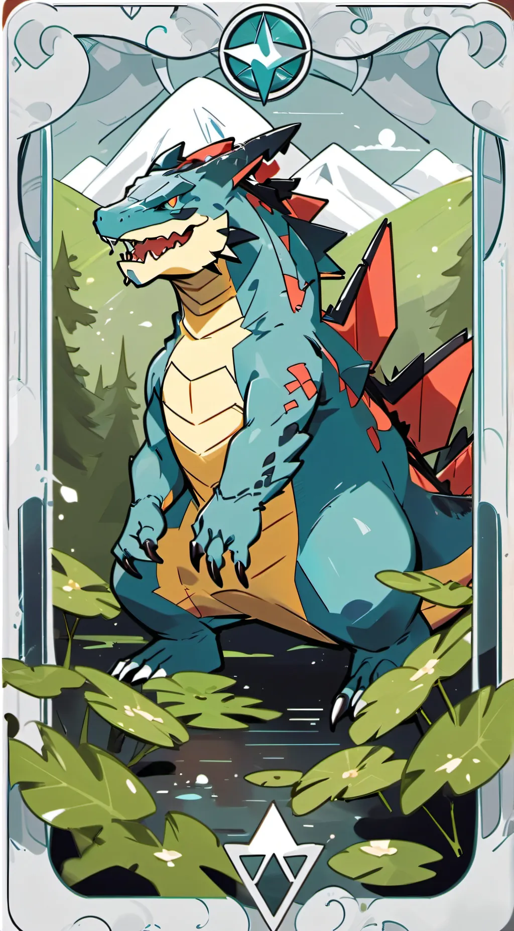 ai character: Chomper  background