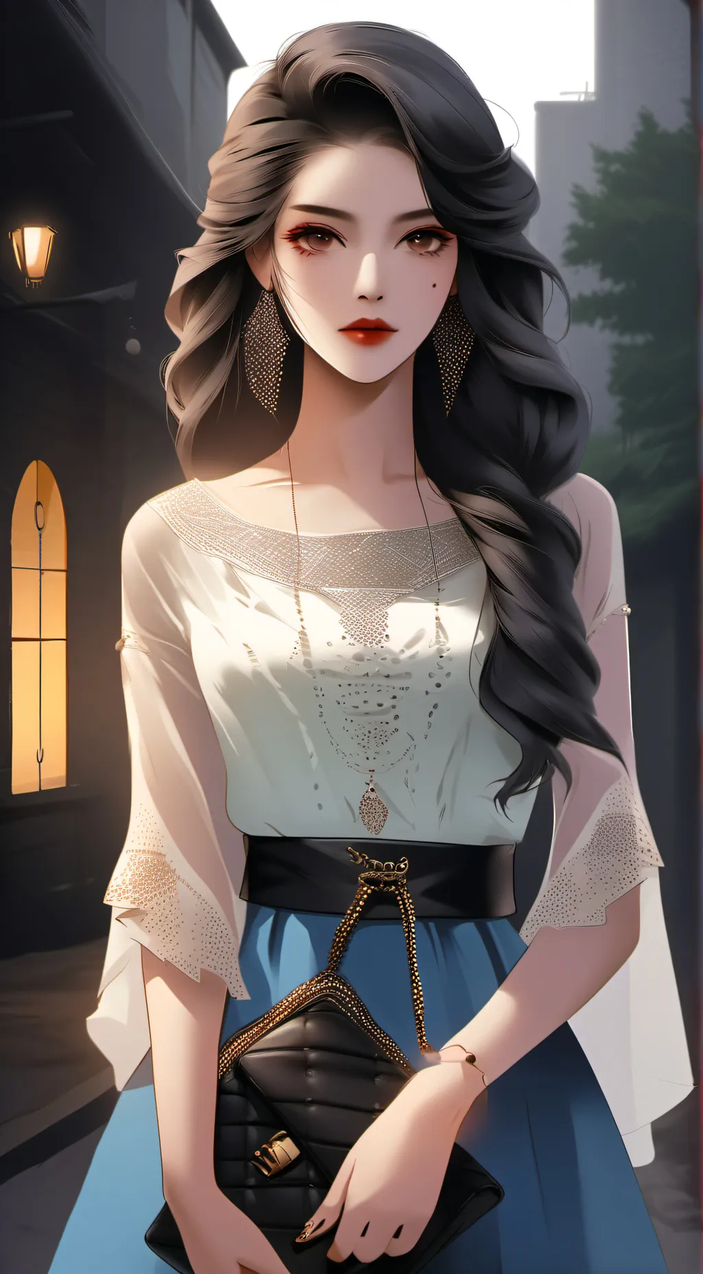 ai character: selenalion background