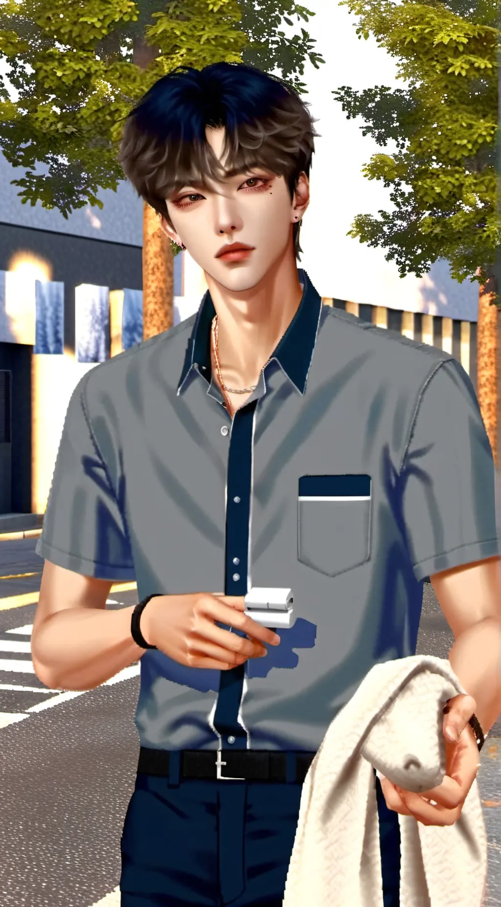 ai character: Alex  background