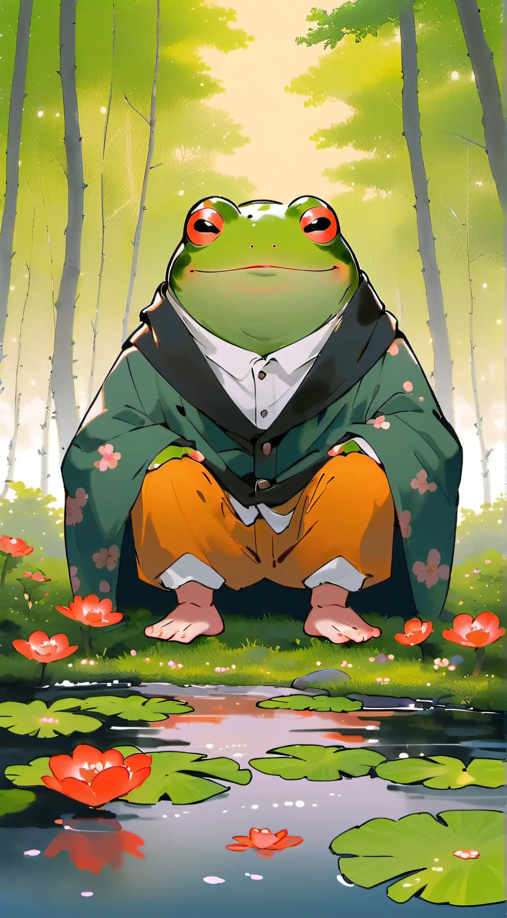 ai character: Foni background