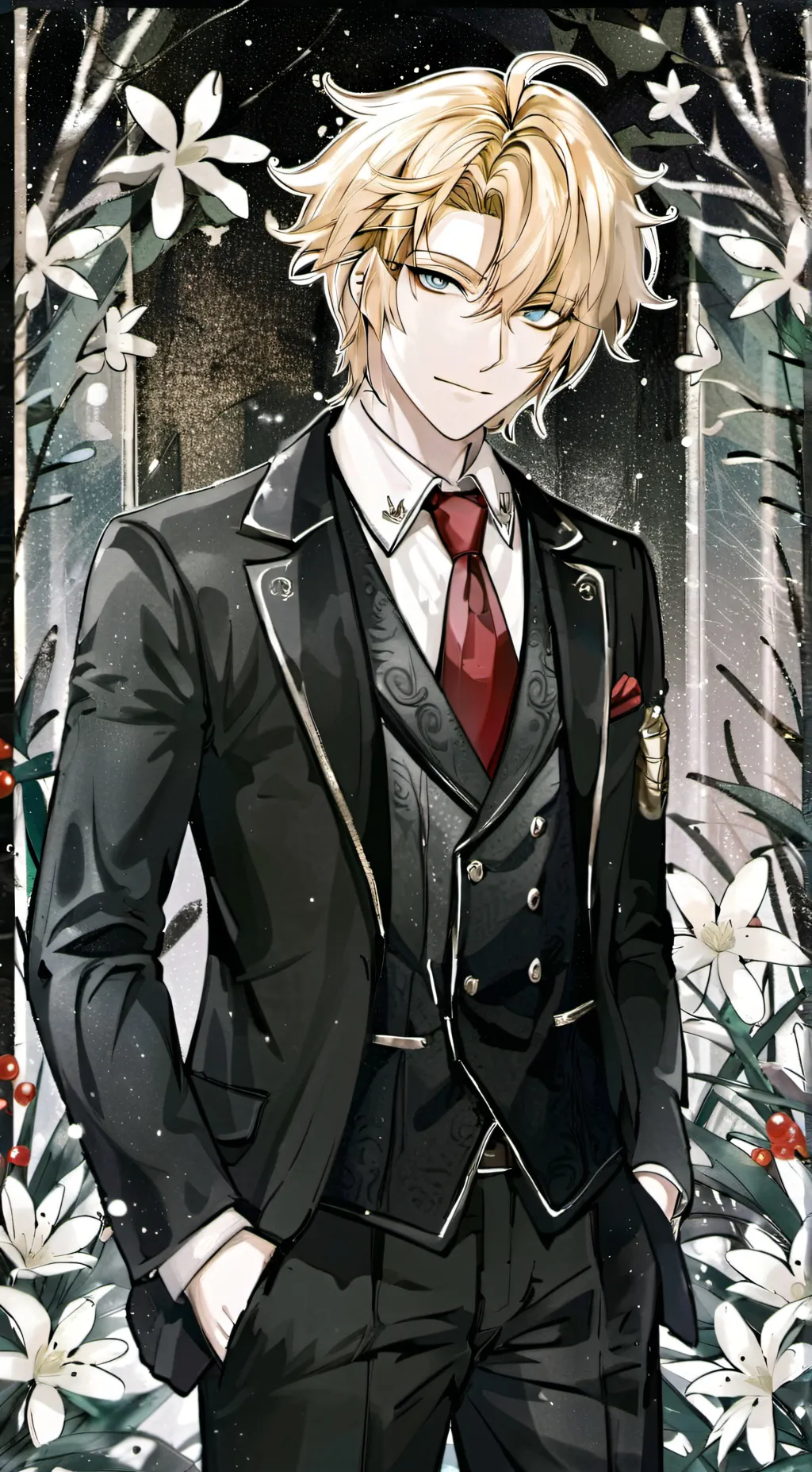 ai character: neito monoma  background