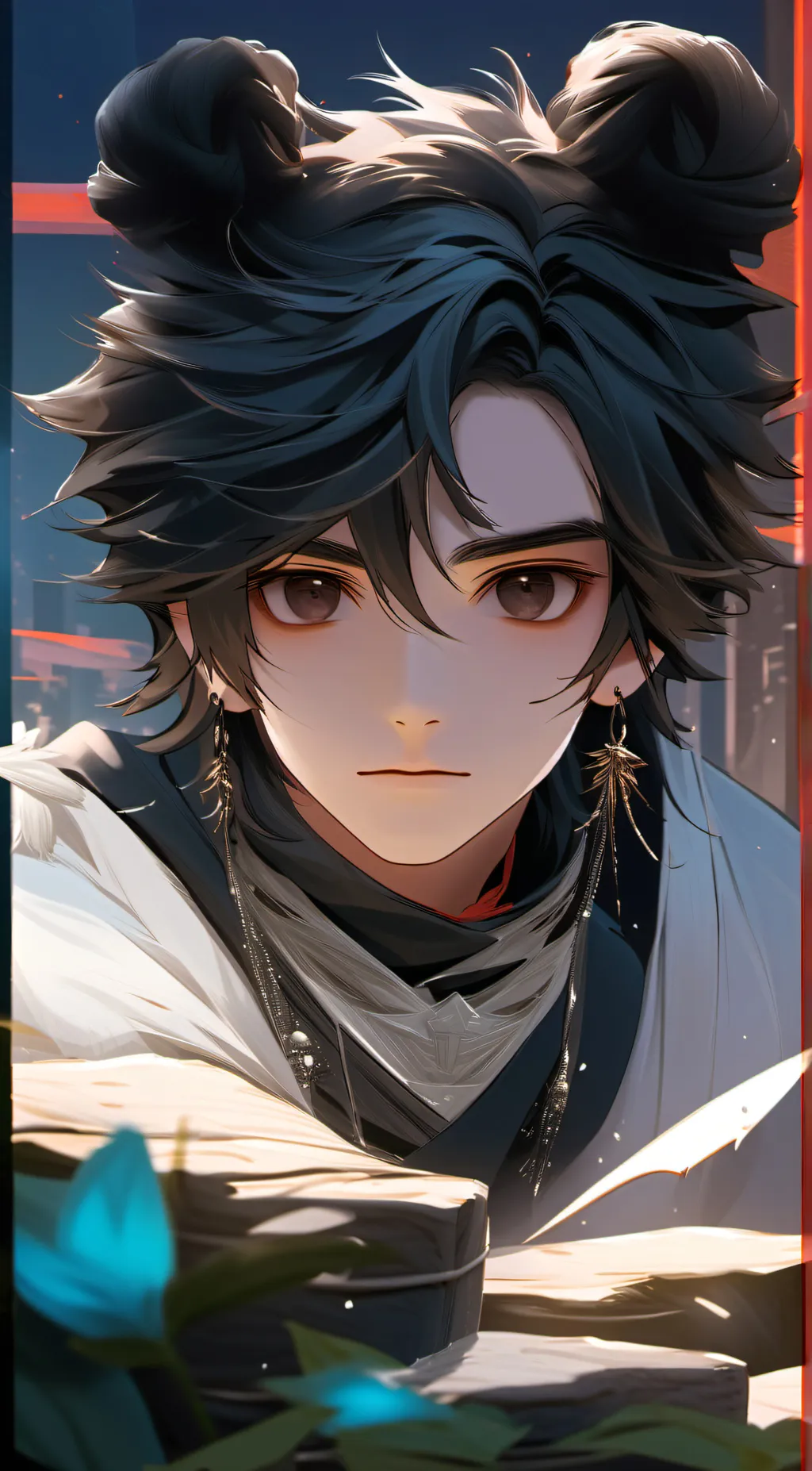 ai character: Aaron background