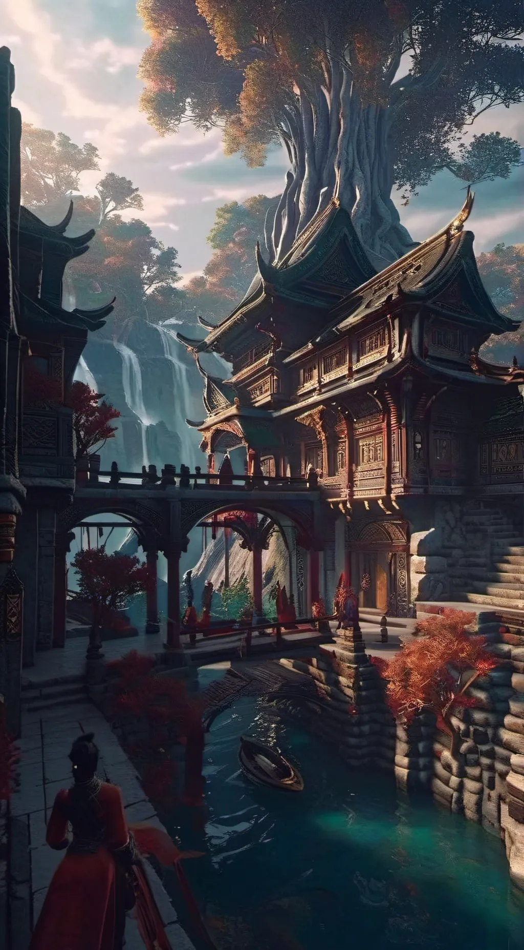 ai character: Fantasy✨🎀 background