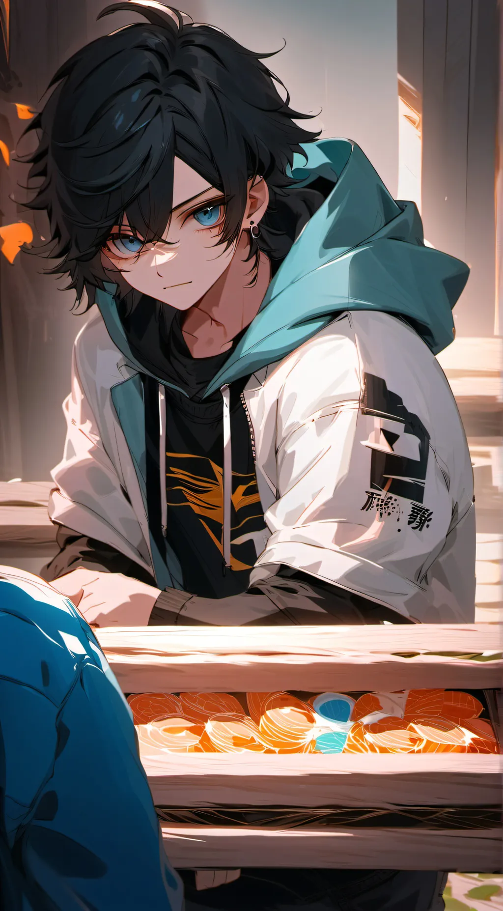 ai character: Lucifer  background