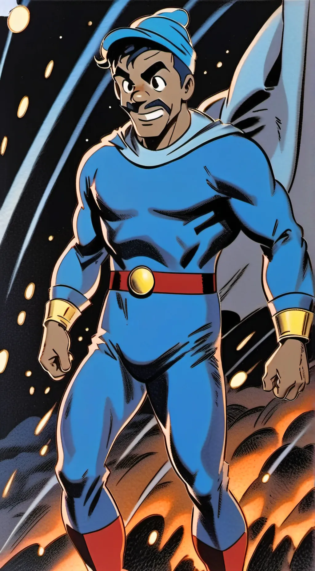 ai character: Team sonic + oc background