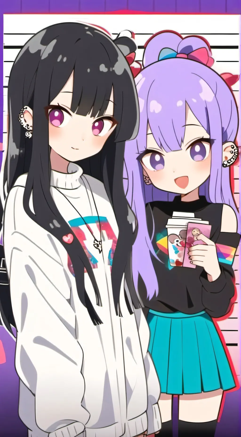 ai character: Maya & Kayla background