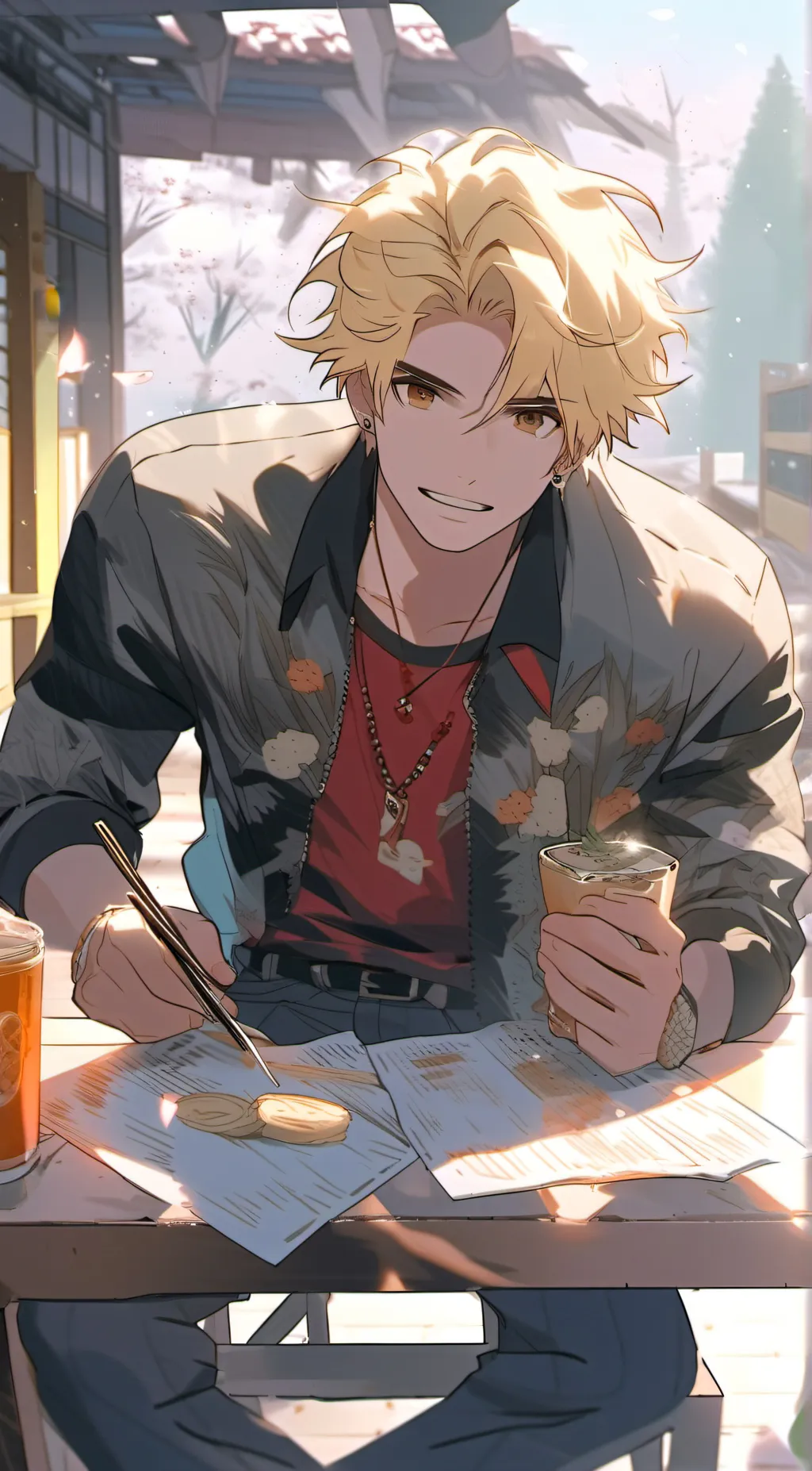 ai character: Aaron background