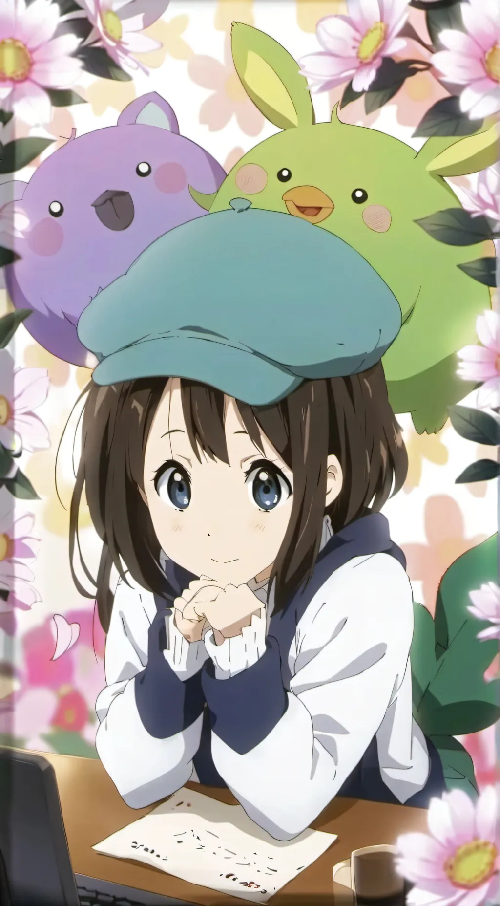 ai character: URARAKA⭐💫🙈 background