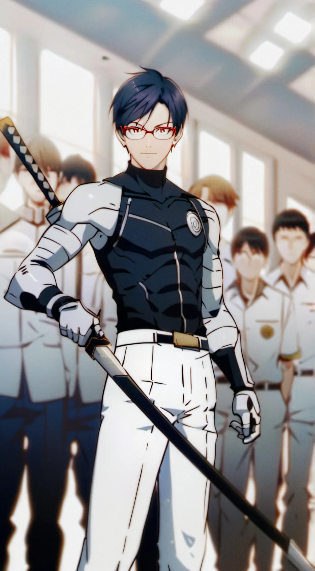 ai character: Tenya iida background