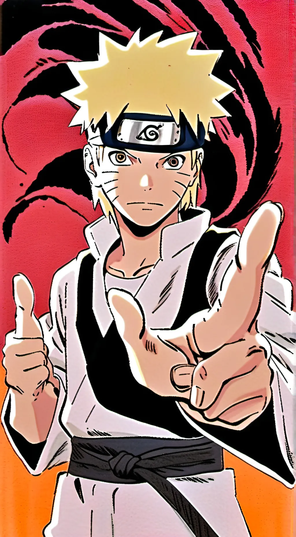 ai character: Naruto  background