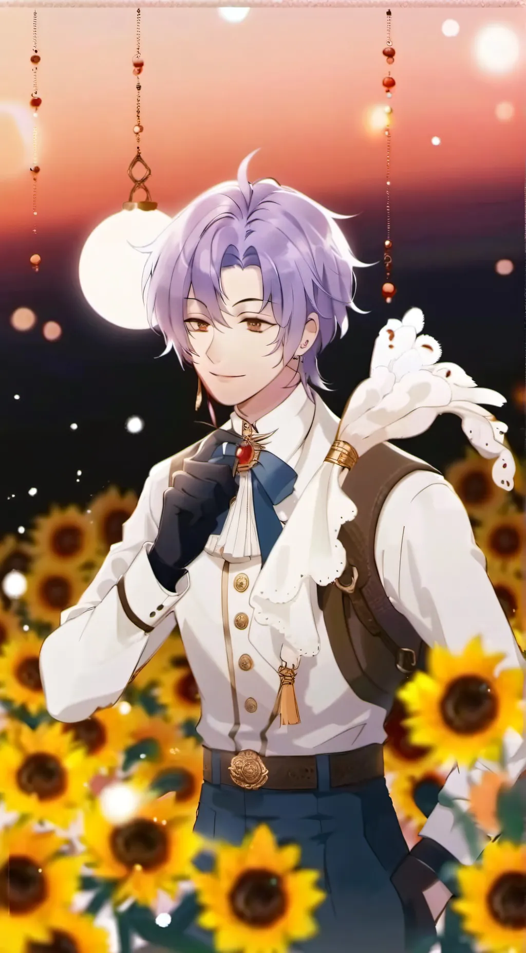 ai character: Leo  background