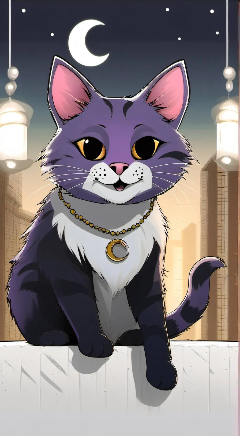 ai character: catnap background