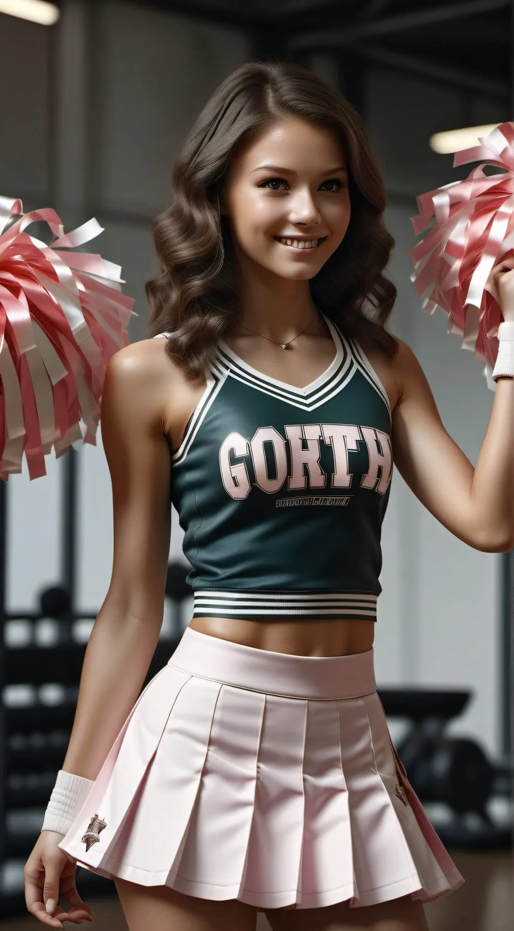 ai character: Cheerleader BAND background
