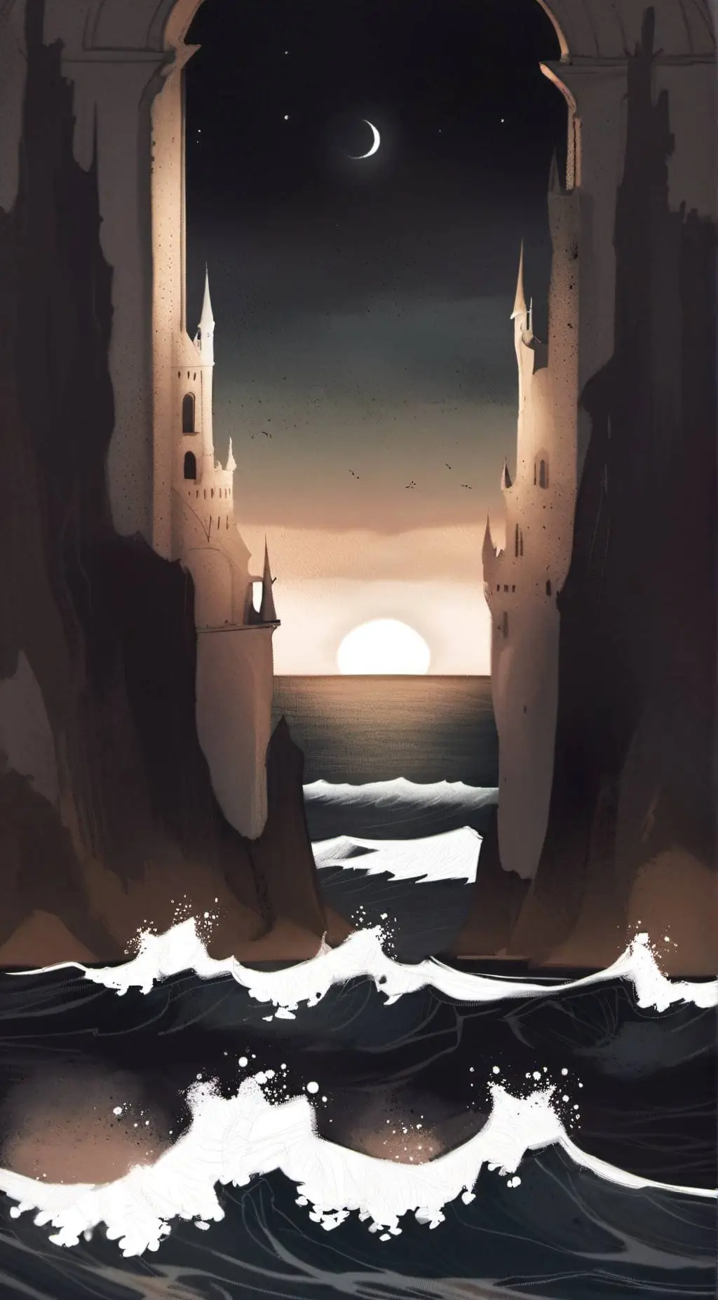 ai character: Sea-Side Ruins background