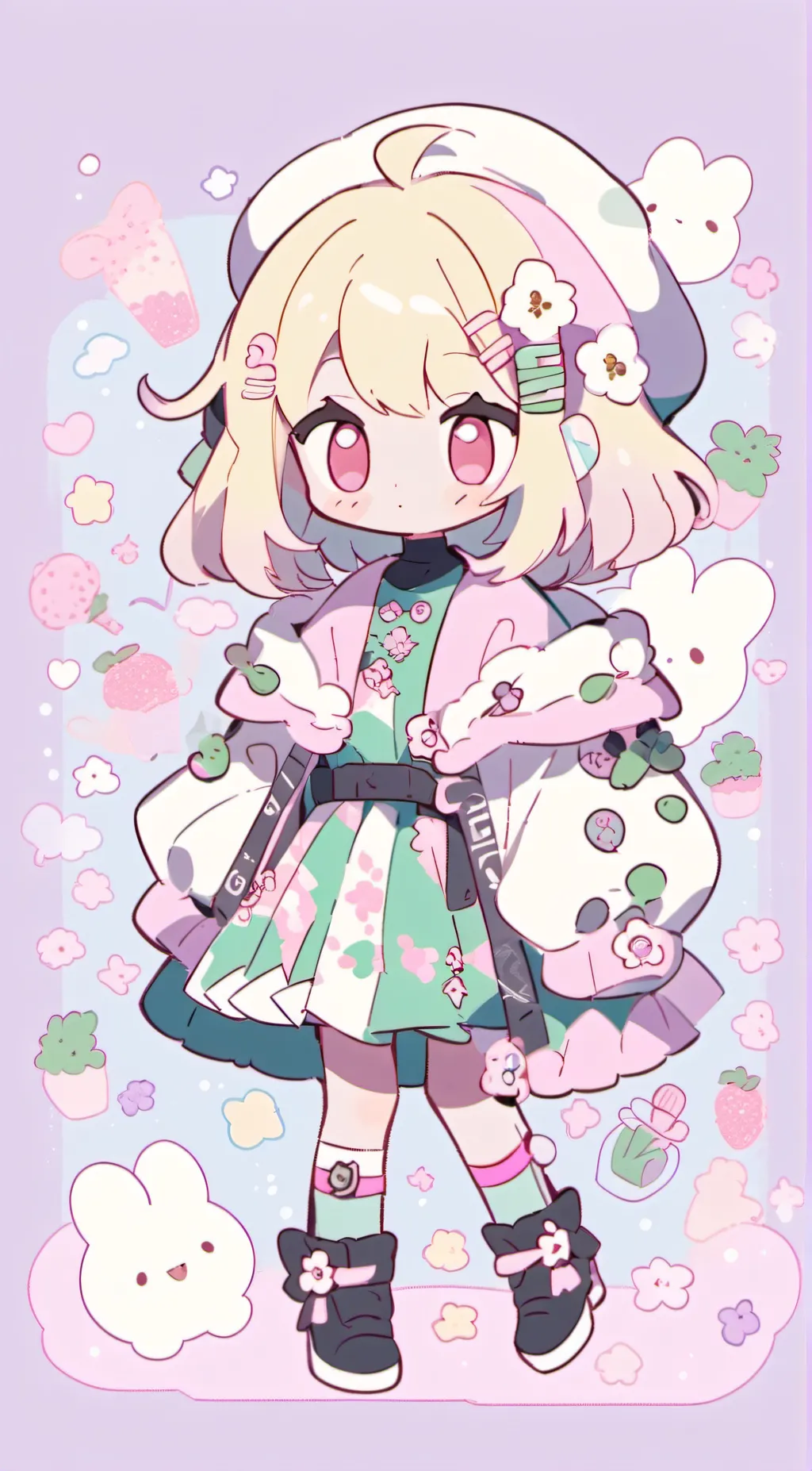 ai character: Luna  background