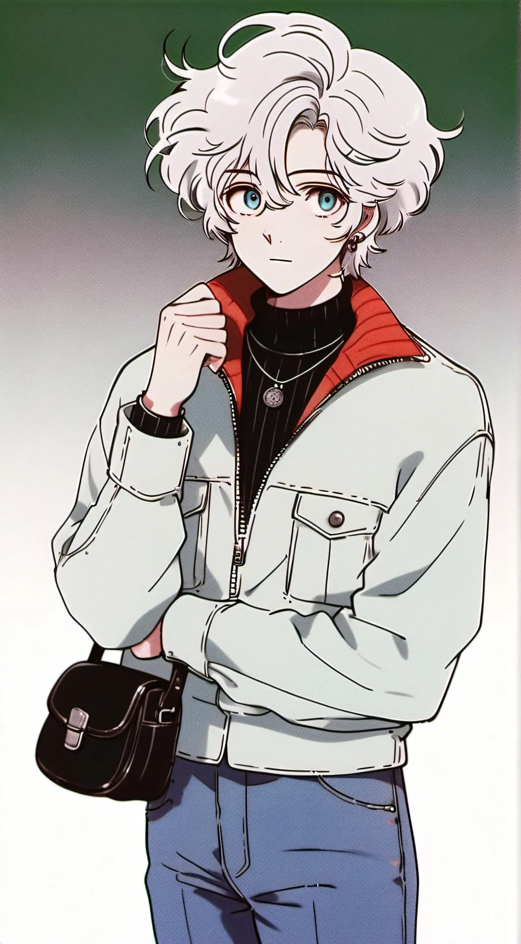 ai character: vó Max  background