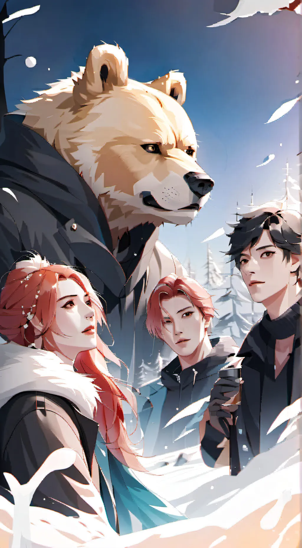 ai character: Fnaf meme background