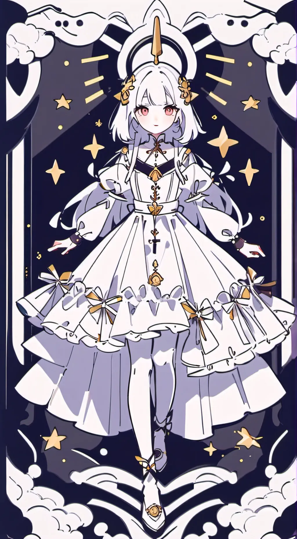 ai character: inri heaven magat background