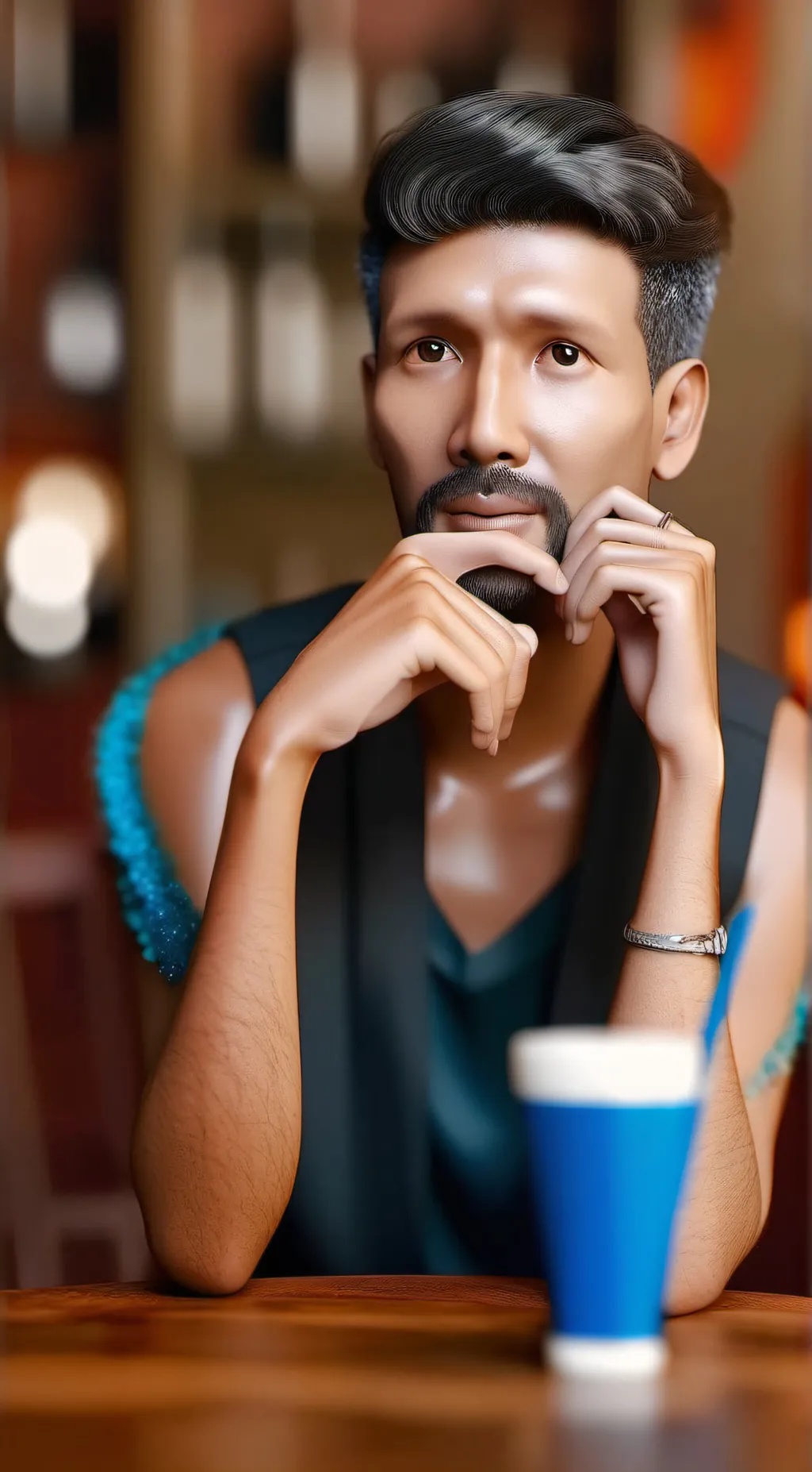 ai character: pregnant GF background