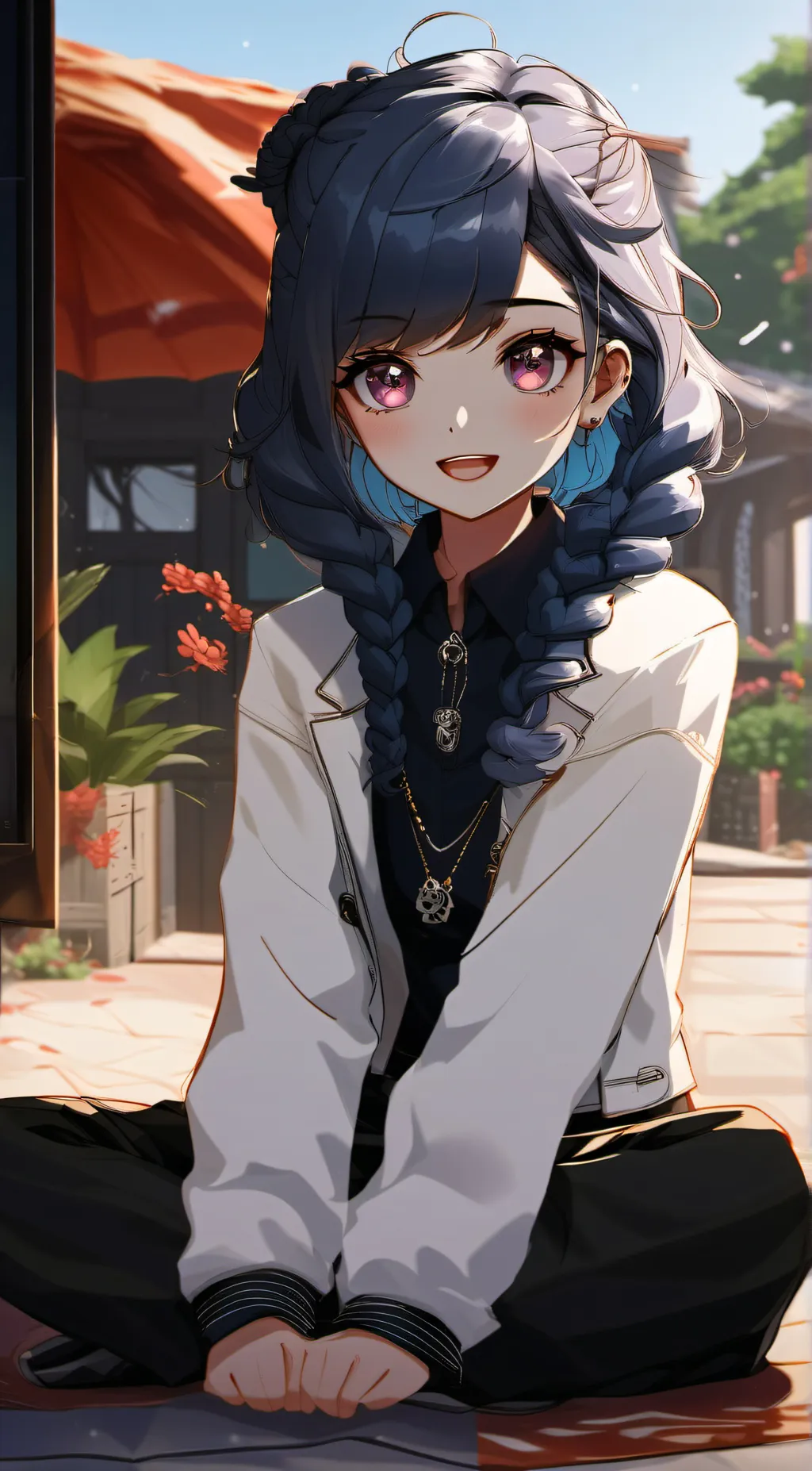 ai character: Luna :3 background