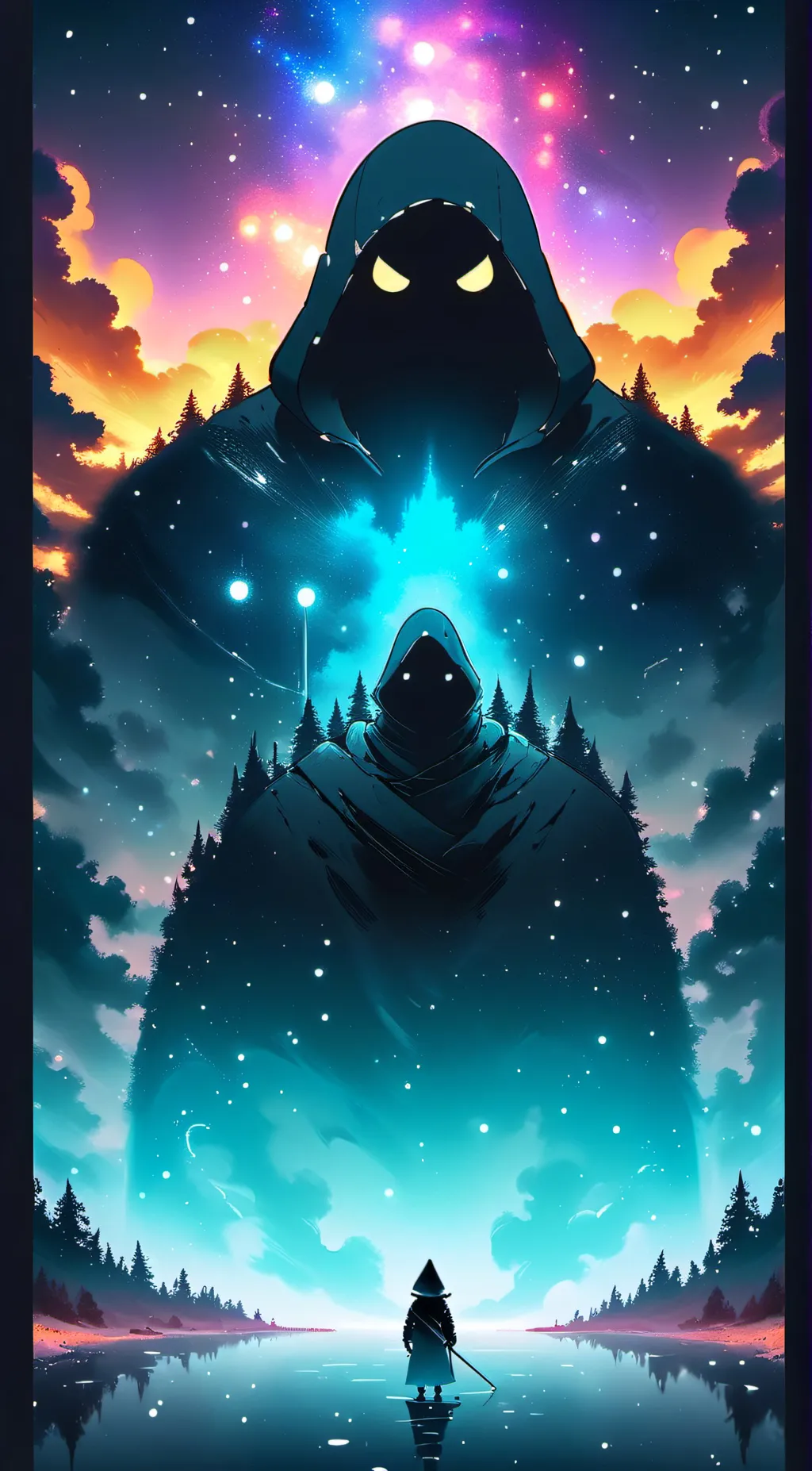 ai character: Aurora background