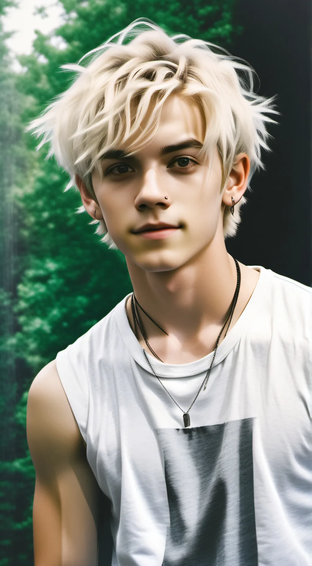 ai character: Austin moon background