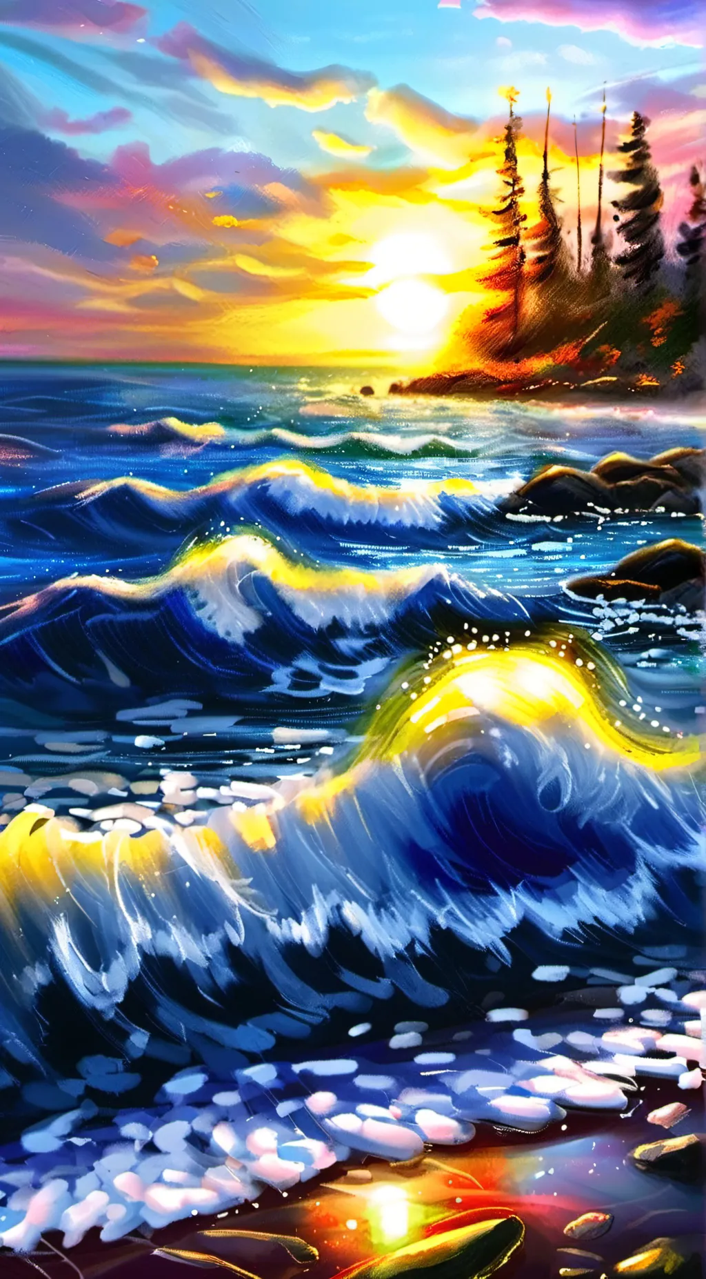 ai character: Painting Shop background