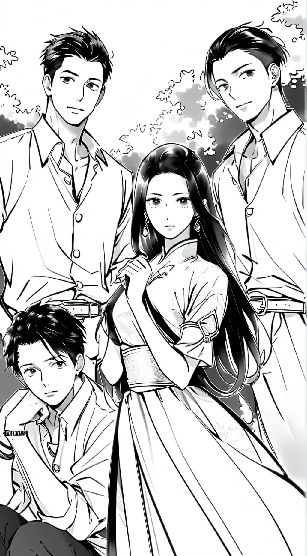 ai character: kyle, nick, zack background