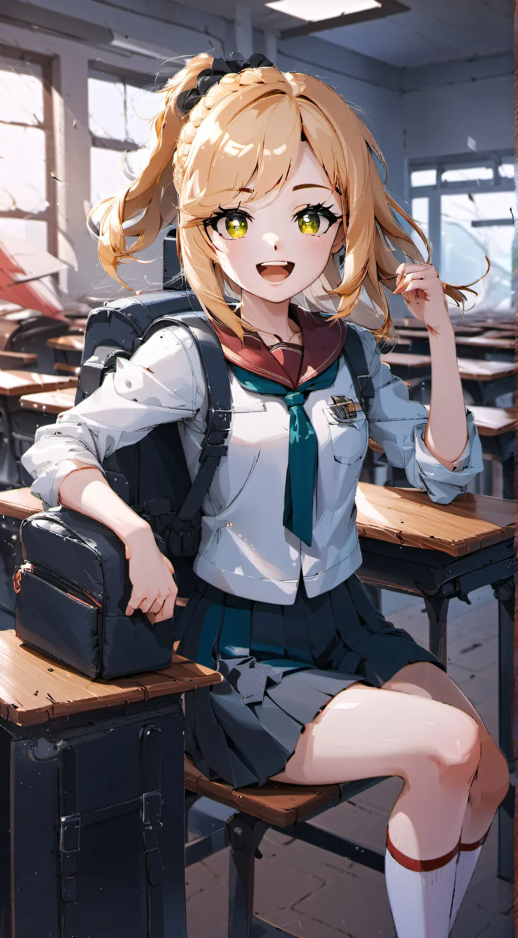 ai character: brittney background