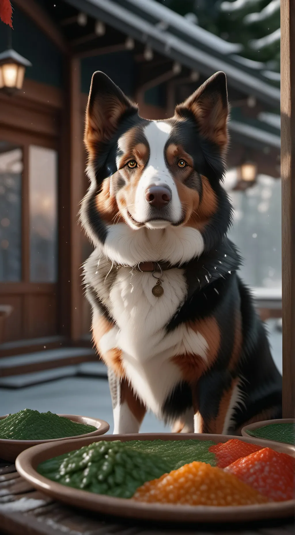 ai character: Ginger background