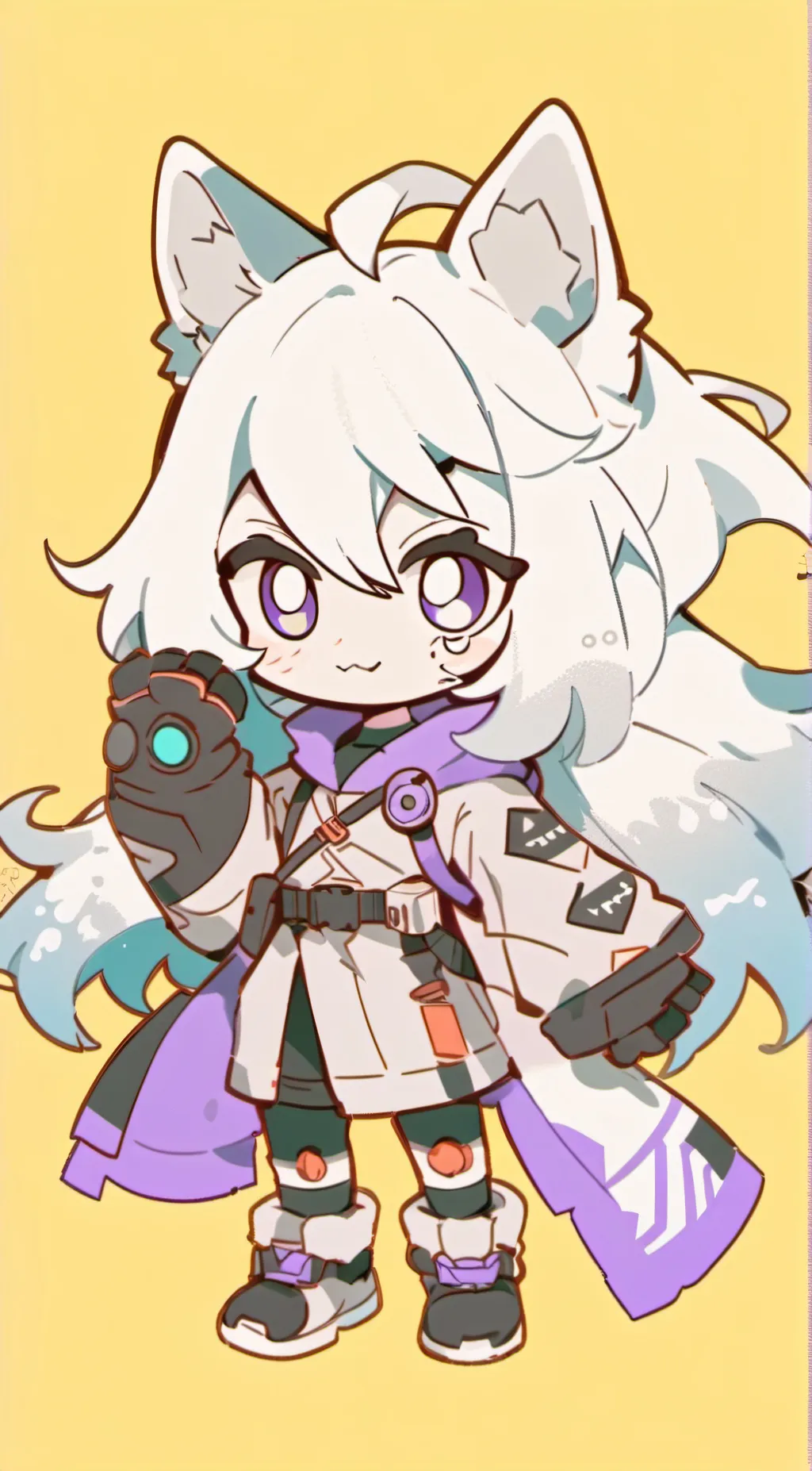 ai character: sady background