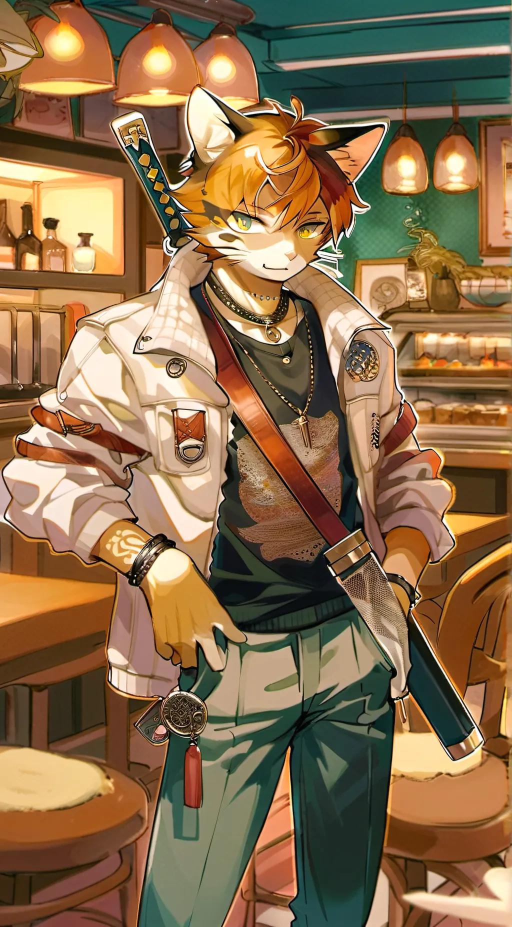 ai character: Quincy (BRMC AU) background