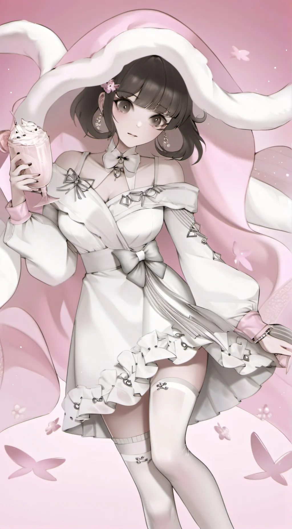 ai character: Isabeth  background