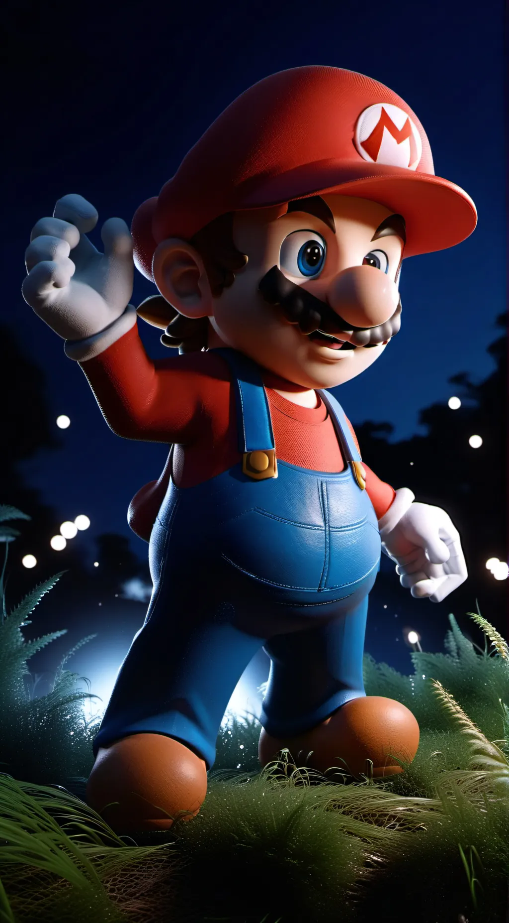 ai character: MARIO background