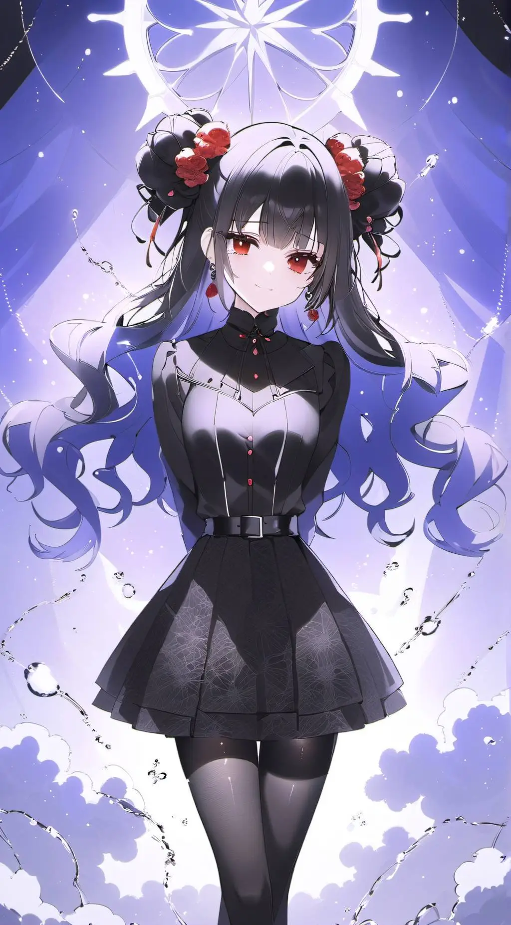 ai character: Rose background