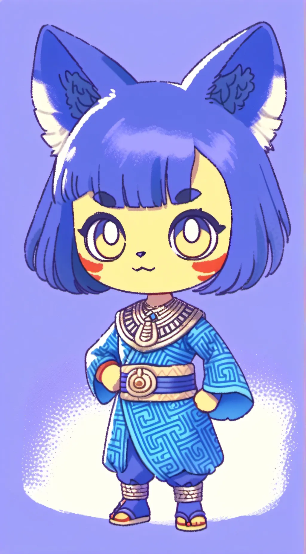 ai character: Ankha background