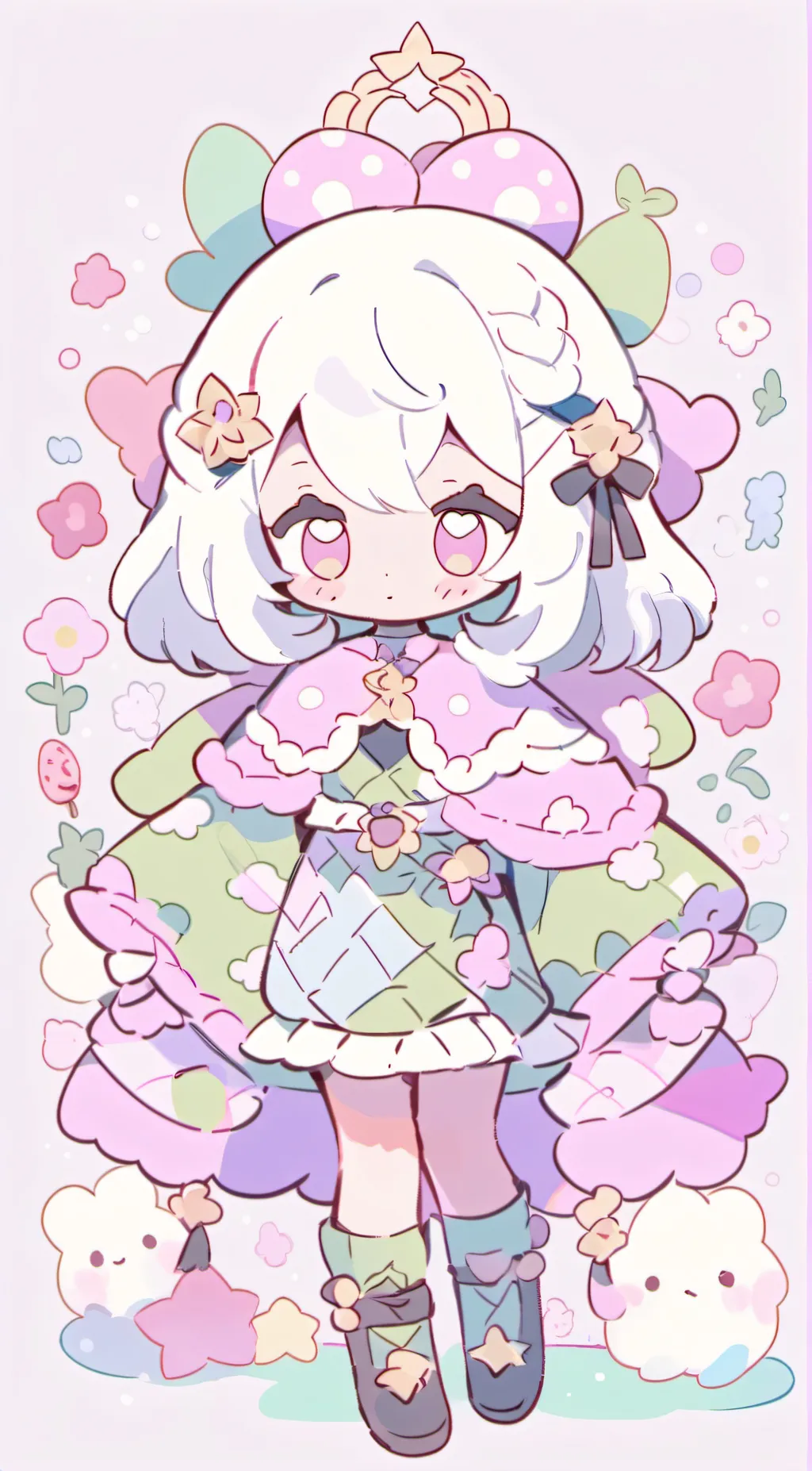 ai character: >< background