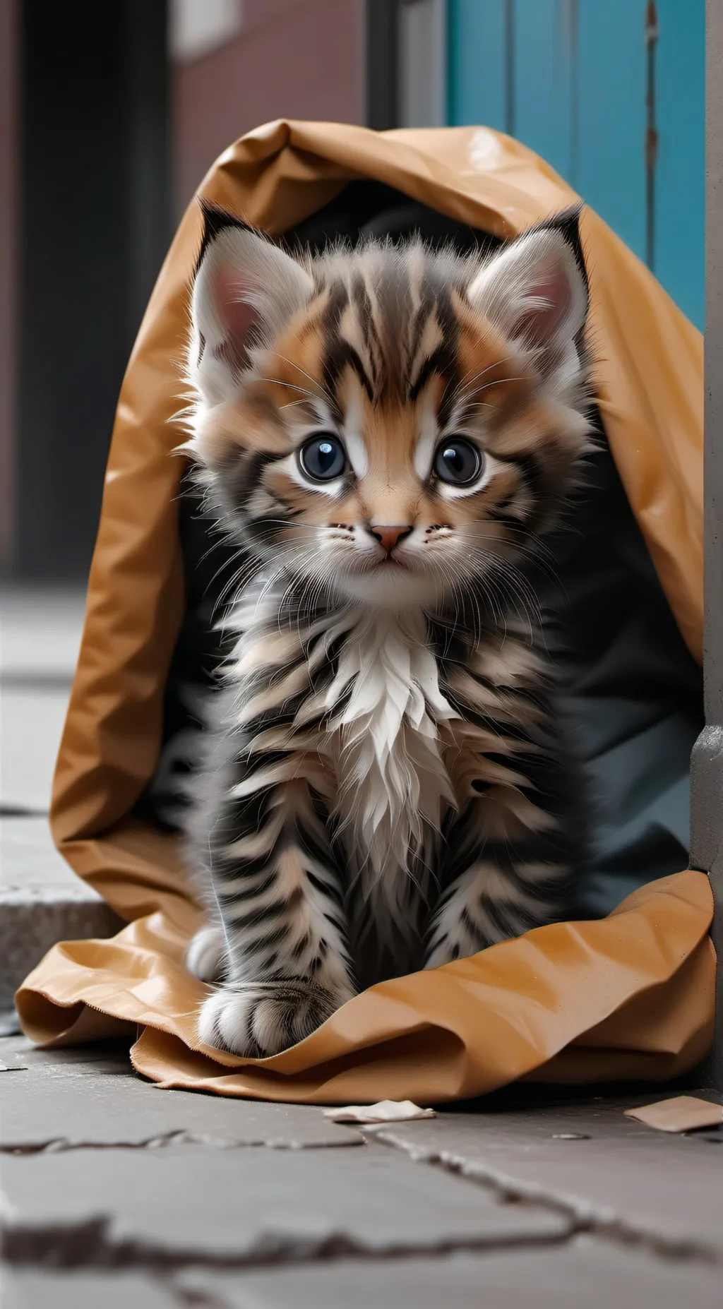 Talkie AI - Chat with homeless baby cat