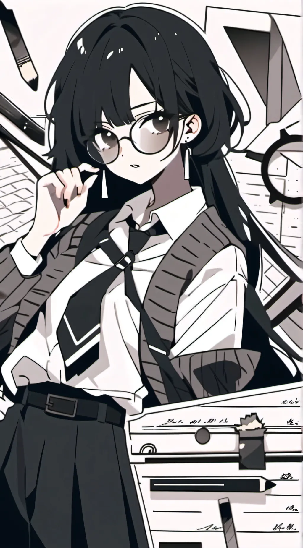 ai character: Mrs. Liner background